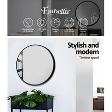 Load image into Gallery viewer, Embellir Round Wall Mirror 50cm Makeup Bathroom Mirror Frameless
