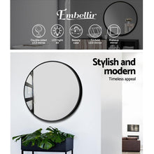 Load image into Gallery viewer, Embellir 70cm Round Wall Mirror Bathroom Makeup Mirror
