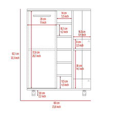 Load image into Gallery viewer, Bar Cart Wells, Four Casters, Six Wine Cubbies, Single Door Cabinet,
