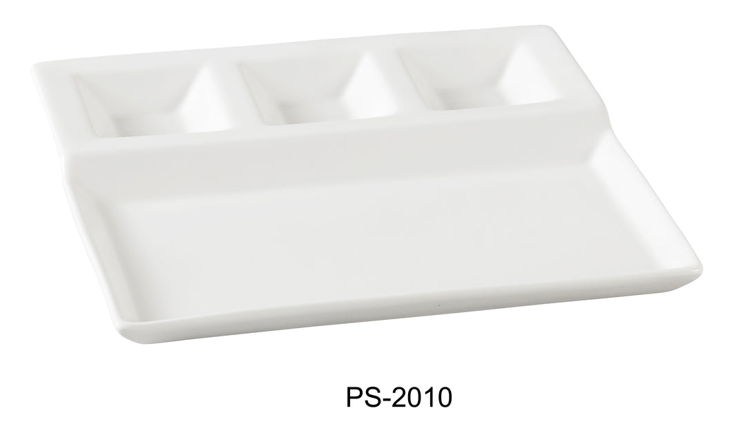 Yanco PS-2010  4-Compartment Plate