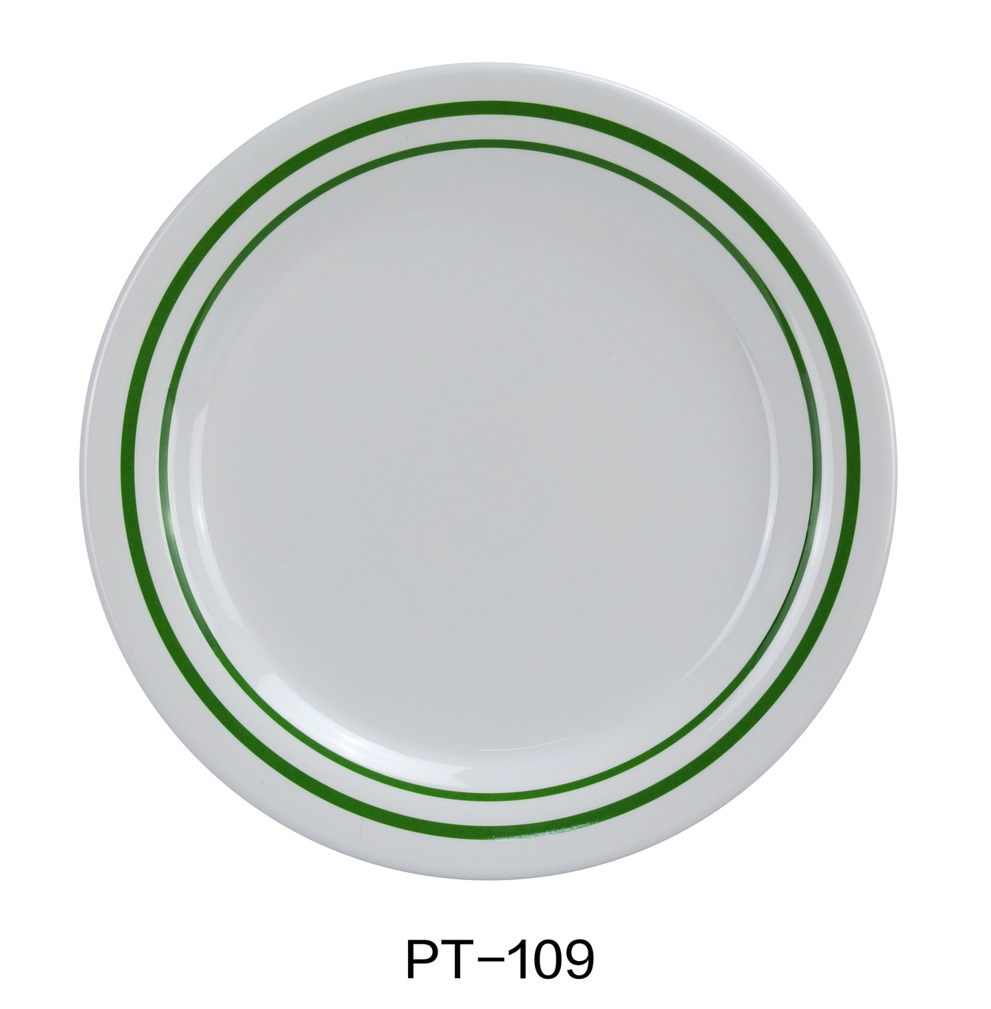 Yanco PT-109 Pine Tree Round Dinner Plate