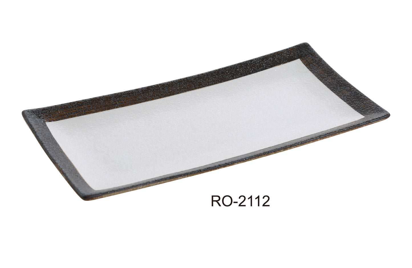 Yanco RO-2112 ROCKEYE Collection 11.5" RECTANGULAR PLATE