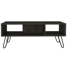 Load image into Gallery viewer, Coffee Table Minnesota, Two Shelves, Carbon Espresso Finish
