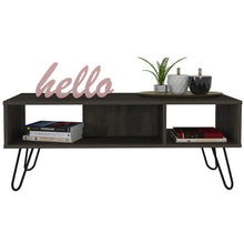 Load image into Gallery viewer, Coffee Table Minnesota, Two Shelves, Carbon Espresso Finish
