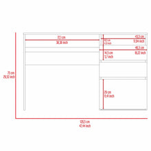 Load image into Gallery viewer, Computer Desk San Diego, One Shelf, Light Gray Finish
