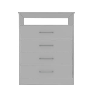 Dresser Atlanta, Four Drawers, White Finish