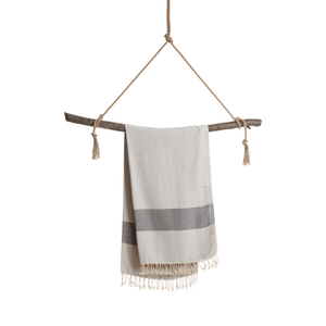 Beach Spa Turkish Hammam Towel Balik Grey