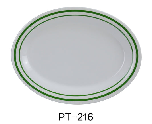 Yanco PT-216 Pine Tree Oval Platter