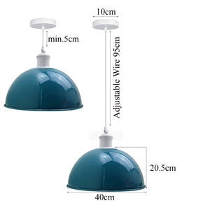 2 Pack Vintage Industrial Ceiling Pendant Light Retro Loft Style Metal | Home Improvement