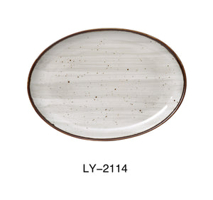 Yanco LY-2114 Lyon 14" X 10" X 1 1/4" COUPE PLATTER