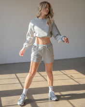 Load image into Gallery viewer, Atlanta Rebody Puff Sleeve Crop Sweatshirt
