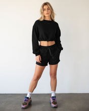 Load image into Gallery viewer, Atlanta Rebody Puff Sleeve Crop Sweatshirt
