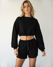 Load image into Gallery viewer, Atlanta Rebody Puff Sleeve Crop Sweatshirt
