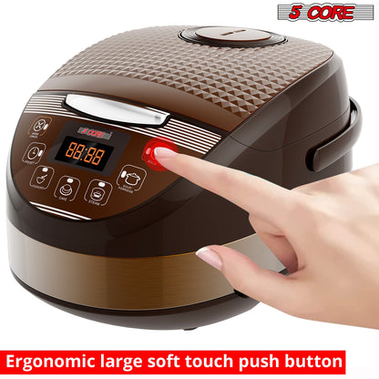 5 Core Asian Rice Cooker Electric Large Rice Maker w 15 Preset Large | Kitchen