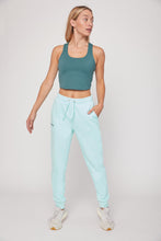 Load image into Gallery viewer, Atlanta Rebody French Terry Crop Hoody - Smooth Mint *Sustainable
