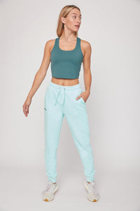 Atlanta Rebody French Terry Crop Hoody - Smooth Mint *Sustainable