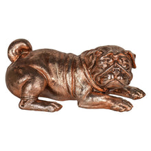 Load image into Gallery viewer, Bronze Finish Pug Figurine
