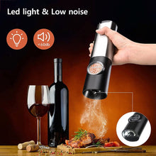 Load image into Gallery viewer, Electric Salt Grinder 2 Bottles Set
