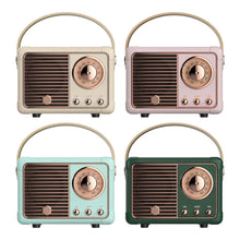 Load image into Gallery viewer, Bluetooth Compact Retro Speakers with Radio
