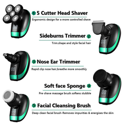 5 IN 1 Electric Razor Electric Shaver Rechargeable Shaving Machine | Pharmacy