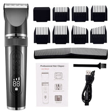 Load image into Gallery viewer, Full Body Washable Electric Hair Clipper Ceramic Professional Fine
