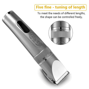 Full Body Washable Electric Hair Clipper Ceramic Professional Fine