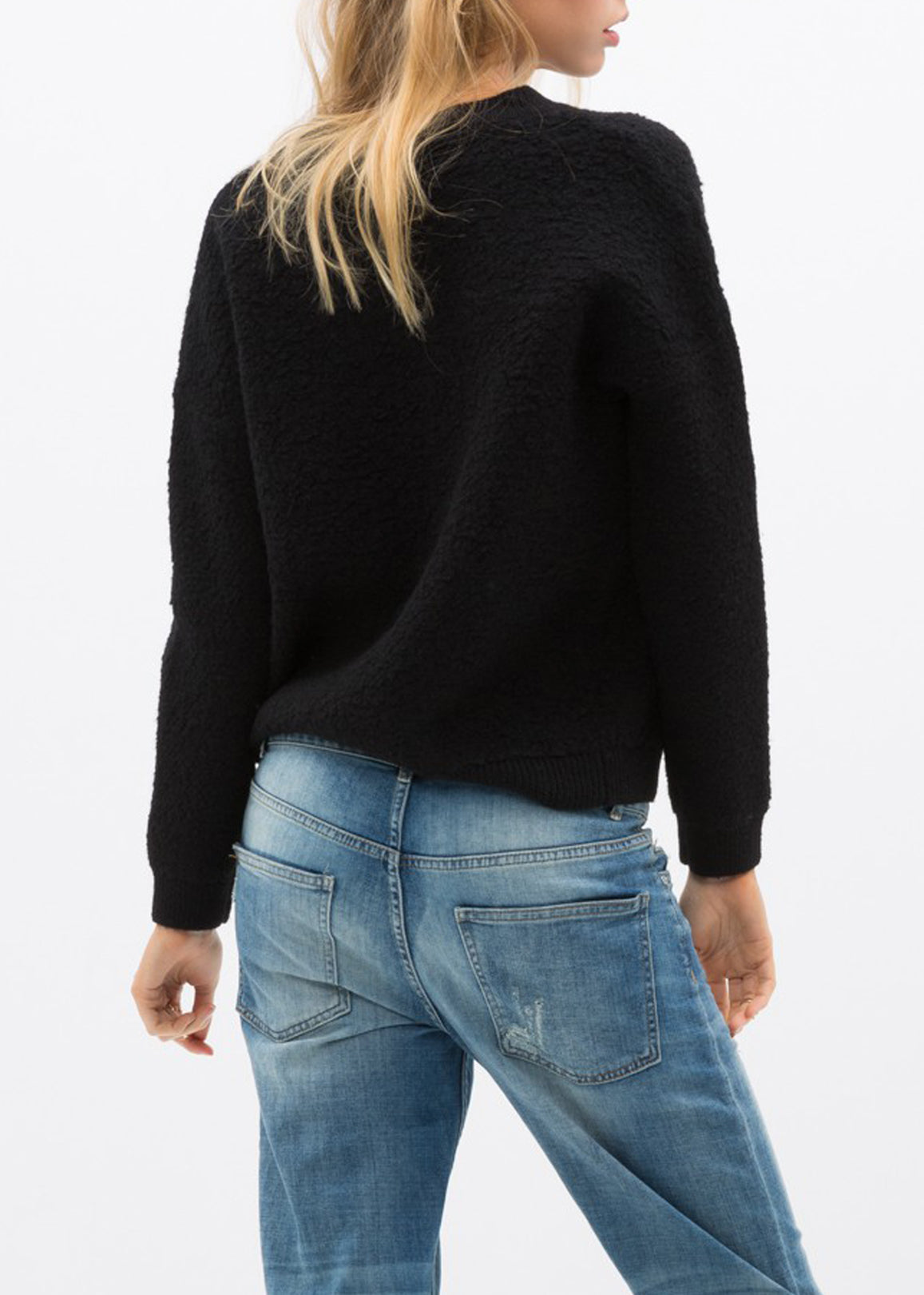 Arizona Rag Wool Knit Crew Neck Sweater