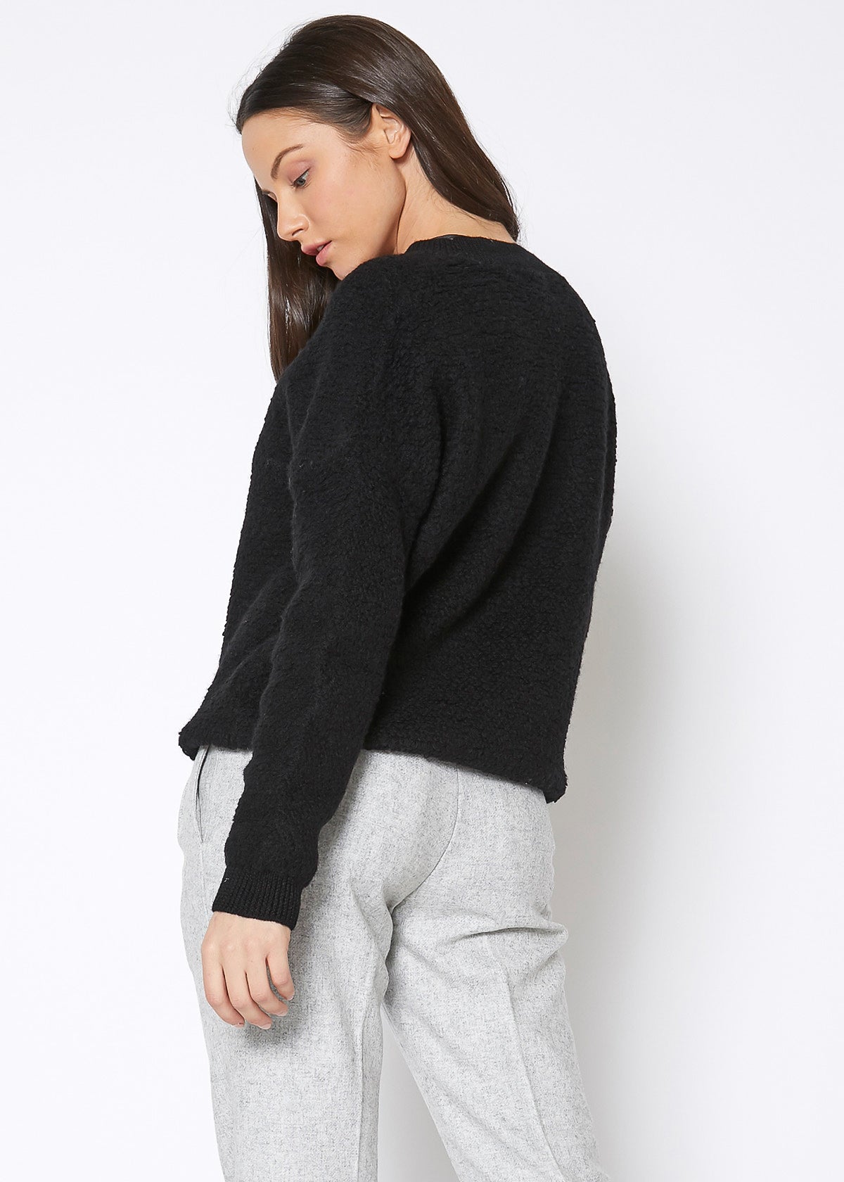 Arizona Rag Wool Knit Crew Neck Sweater