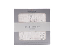 Load image into Gallery viewer, Corgi Bamboo Muslin Crib Sheet
