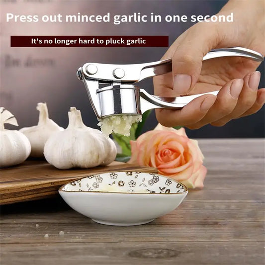 1pc Silvery Stainless Steel Garlic Masher Kitchen Vegetable Cooking | Kitchen