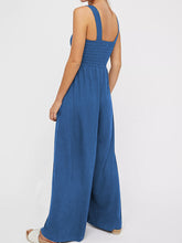 Load image into Gallery viewer, Elegant Solid Color Sleeveless Jumpsuits  Loose Wide Leg Pants
