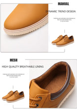 Load image into Gallery viewer, Mens Casual Flat Oxford Sneakers
