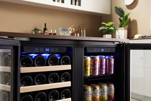 Empava BR04D Dual Zone Wine & Beverage Cooler Fridge