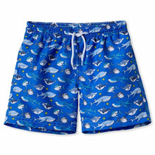 Load image into Gallery viewer, Board Shorts With Sharks Royal Blue
