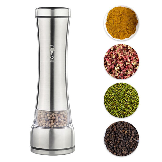 Stainless Steel Salt and Pepper Grinder Shakers