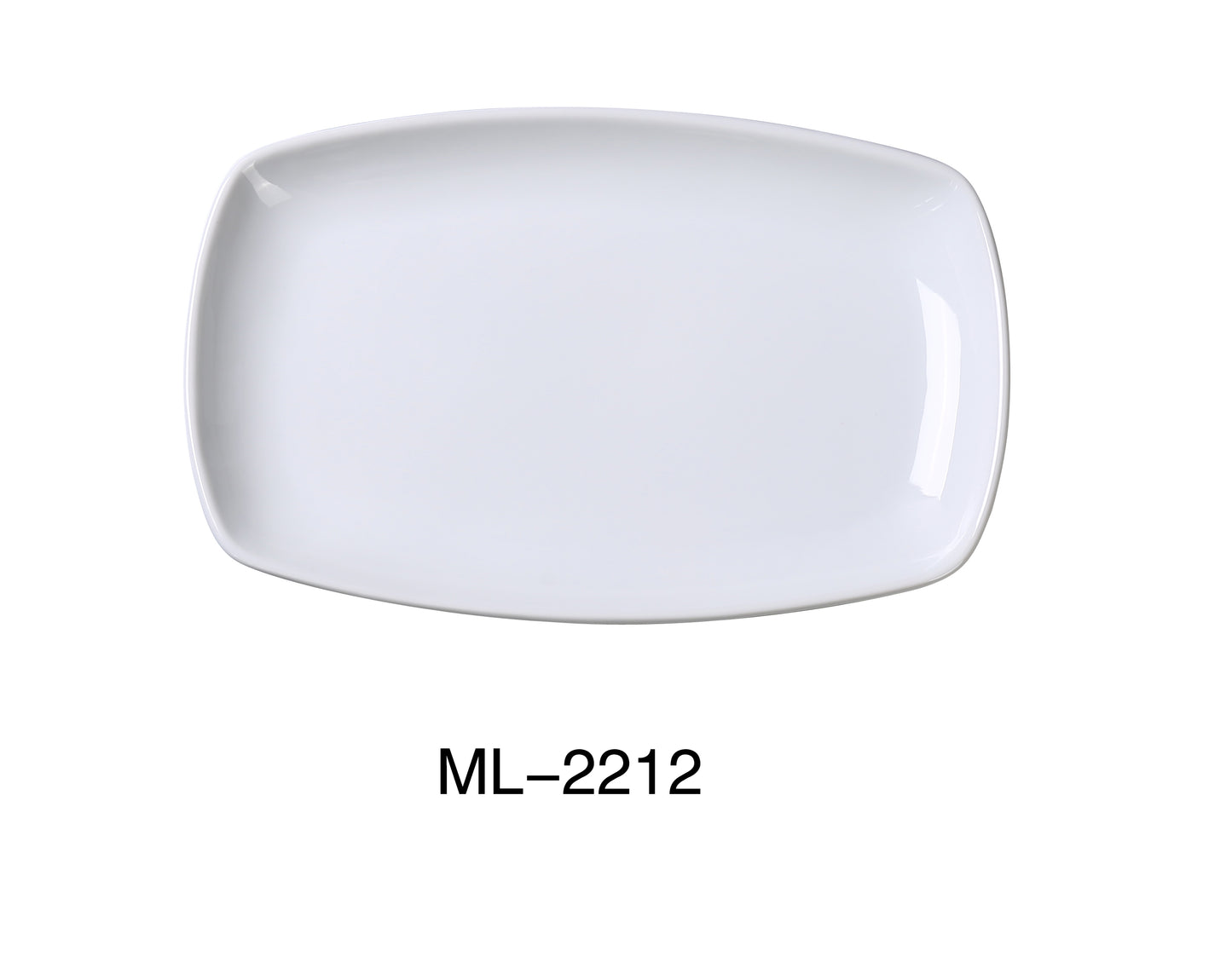 Yanco ML-2212 Mainland 12 1/2" X 8 1/4" X 1 1/8" RECTANGULAR PLATE