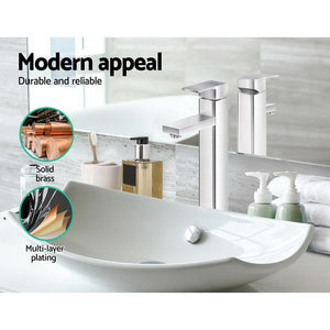 Cefito Basin Mixer Tap Faucet Silver