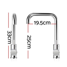 Load image into Gallery viewer, Cefito Mixer Kitchen Faucet Tap Swivel Spout WELS Silver
