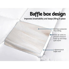 Load image into Gallery viewer, Giselle Single Mattress Topper Bamboo Fibre Pillowtop Protector
