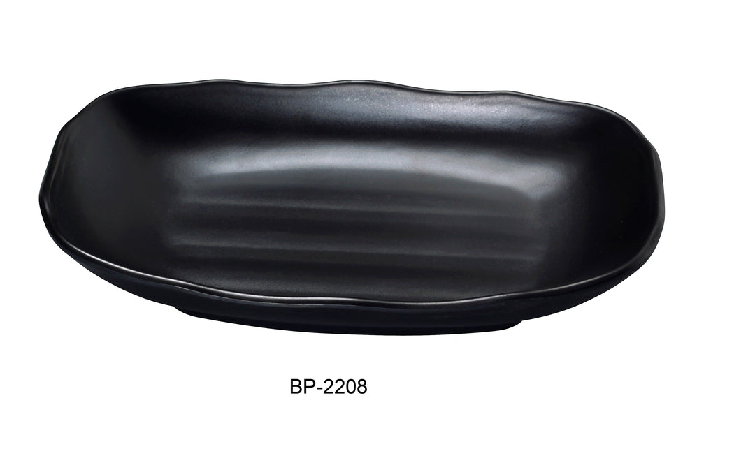 Yanco BP-2208 Black pearl-1 New Rectangular Bowl