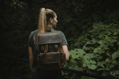 The Hagen Backpack | Vintage Leather Backpack | Bags & Wallets