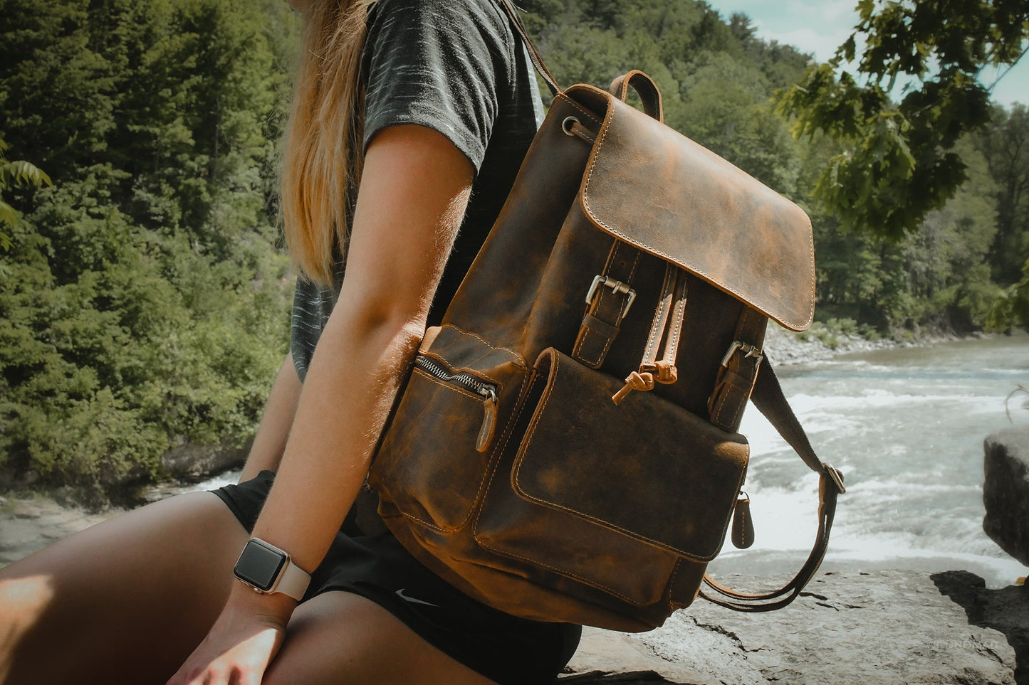 The Hagen Backpack | Vintage Leather Backpack | Bags & Wallets