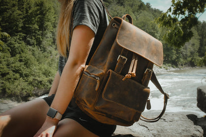 The Hagen Backpack | Vintage Leather Backpack | Bags & Wallets