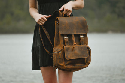 The Hagen Backpack | Vintage Leather Backpack | Bags & Wallets