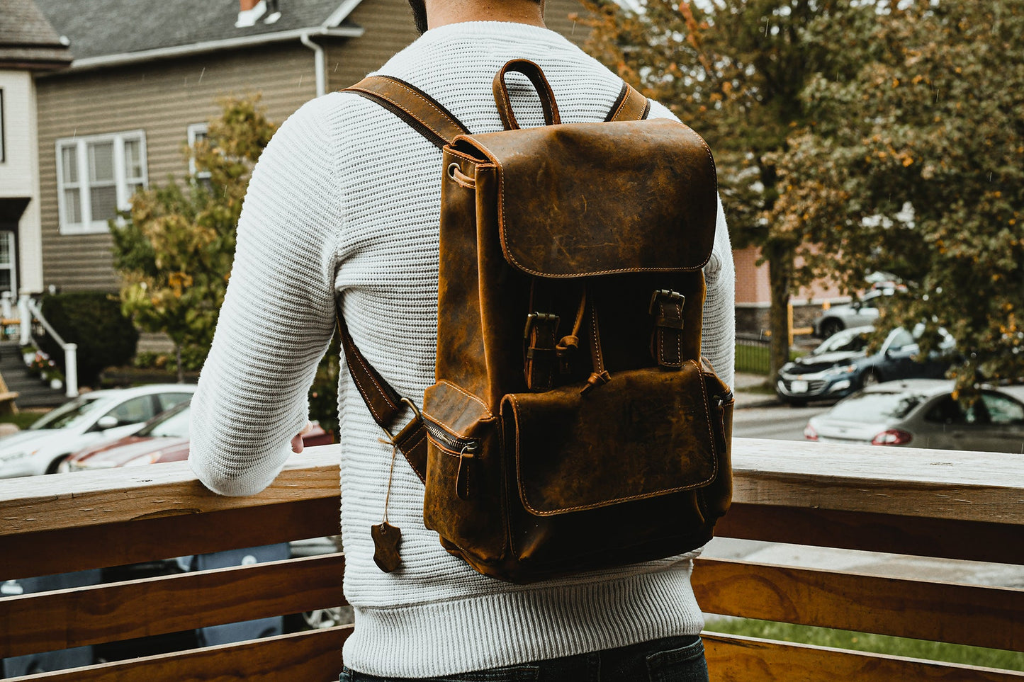 The Hagen Backpack | Vintage Leather Backpack | Bags & Wallets