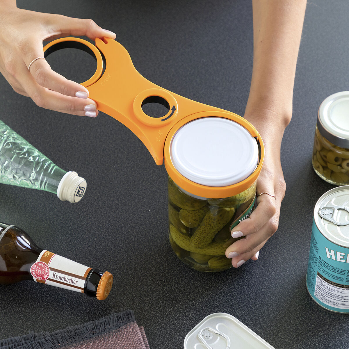 5-in-1 Multi-Purpose Jar Opener InnovaGoods | Kitchen