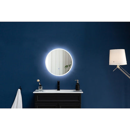 50cm LED Wall Mirror Bathroom Mirrors Light Decor Round | Mirrors