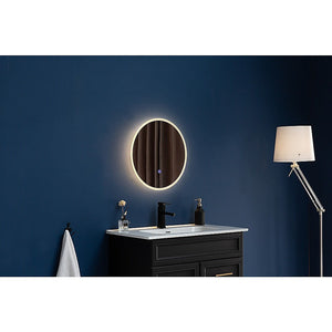 50cm LED Wall Mirror Bathroom Mirrors Light Decor Round