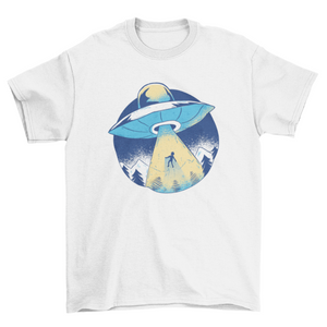 Alien abduction t-shirt