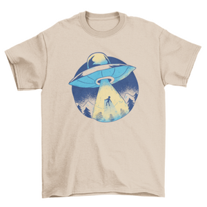 Alien abduction t-shirt